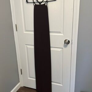 Sexy, sleek open back dress